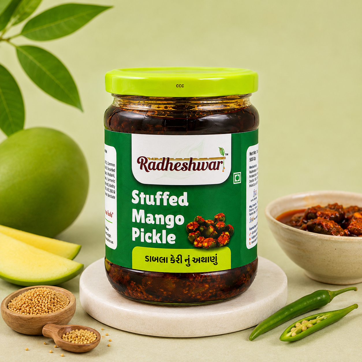 Stuffed Mango (Dabla) Pickle