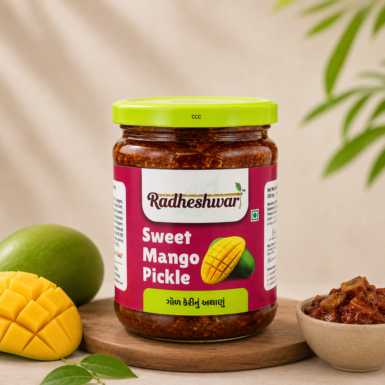 Sweet Mango Pickle (Gor Keri)